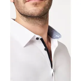 Desoto Kurzarmhemd Casual Kent Weiß XXL
