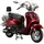 Alpha Motors Mofaroller Firenze 50 ccm 25 km/h, weinrot