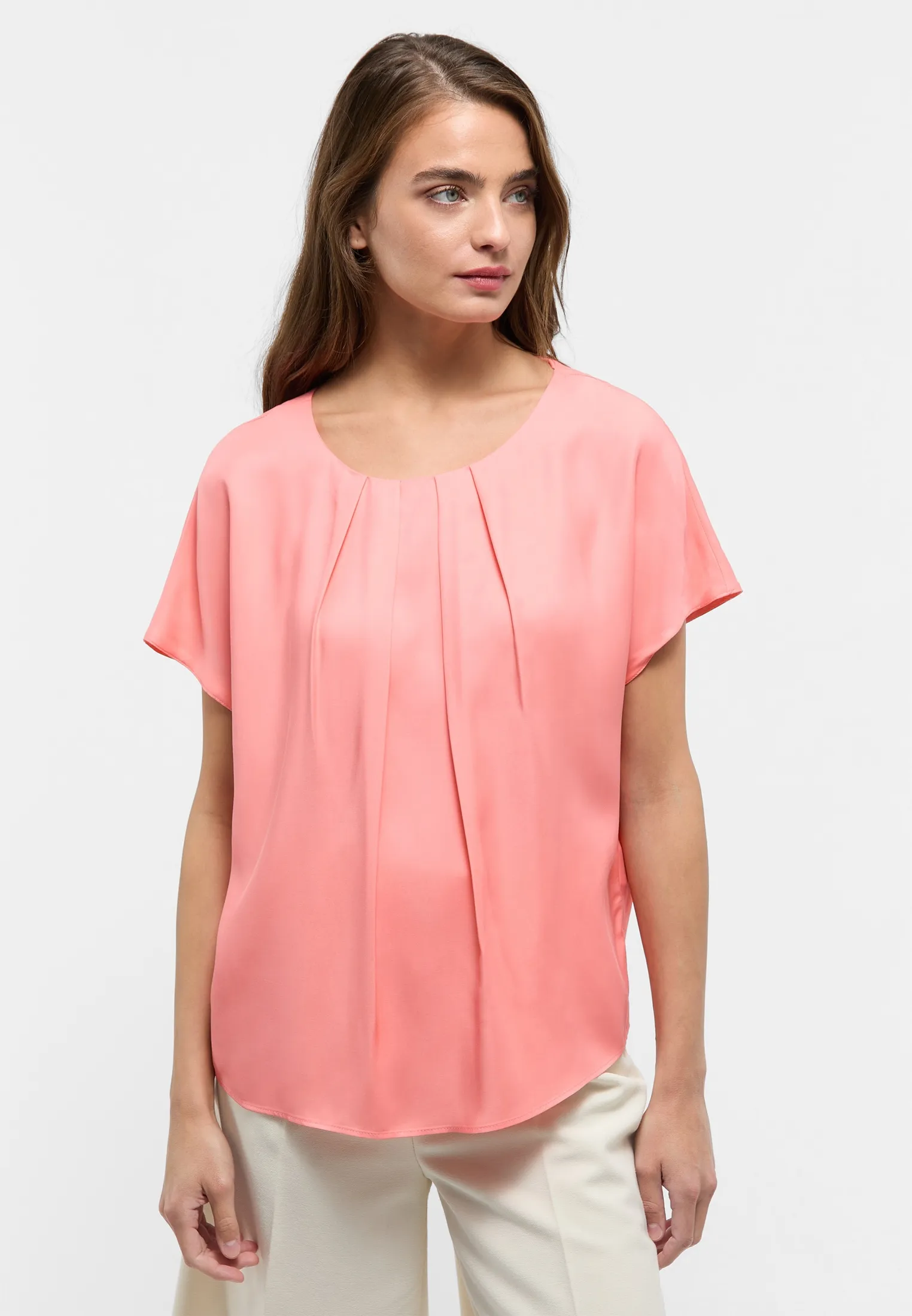 Eterna Shirtbluse »LOOSE FIT« Eterna koralle 42