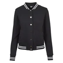URBAN CLASSICS College Sweatshirt Jacke Black XL