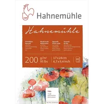 Hahnemühle Aquarellblock 20 Blatt 200 g/m2 Grün/Weiß