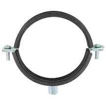 Sanundo Rohrschelle 40-43 mm M8 Anschlussgewinde verzinkt mit Schallschutzeinlage