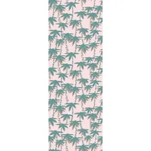 Queence Vinyltapete Happe 90x300 cm selbstklebend blau 34193