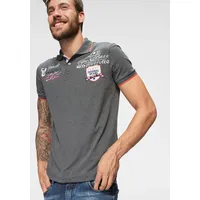 Cipo & Baxx "Rowing Club", Herren, Gr. XL, grau (grau, meliert), Single Jersey, Obermaterial: 95% Baumwolle, 5% Elasthan, bedruckt, schmal, angesetztes Bündchen, Shirts, bis Gr. 5XL