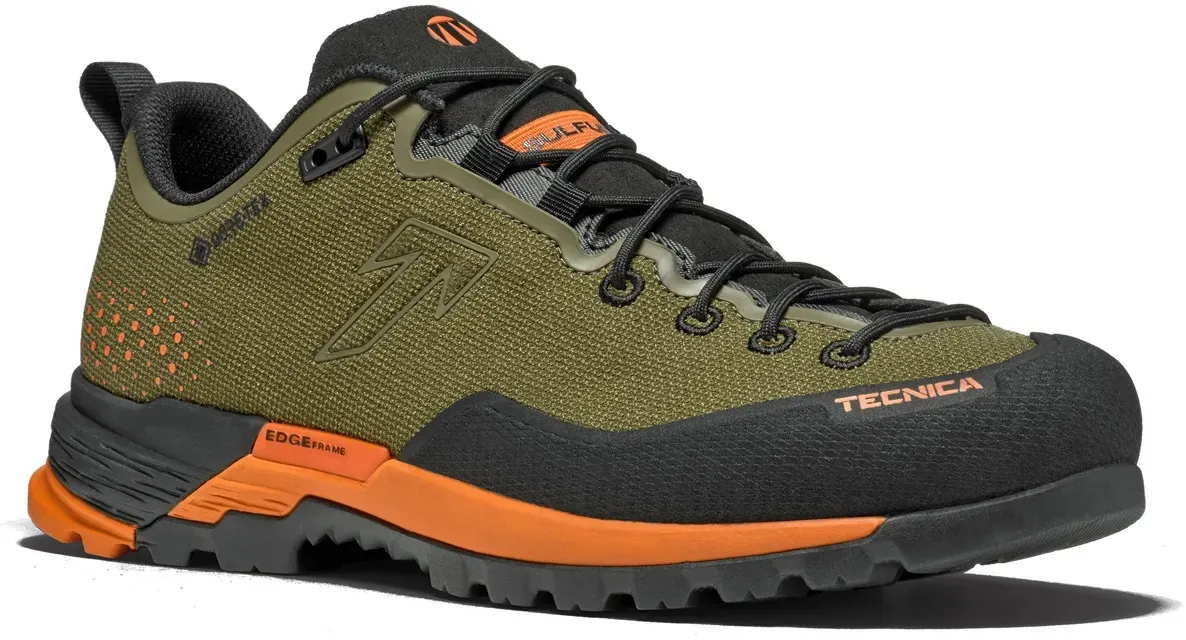 Tecnica Wanderschuhe Sulfur S MS GTX (Zustieg, Synthetik, wasserdicht) olivegrün/orange Herren