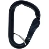 Austrialpin HMS Rondo Alu Slide-Autolock Selfie HMS-Karabiner-Schwarz-One Size