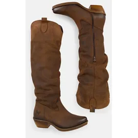 felmini wide fit Stiefel Stiefel Leder - Braun - 36