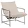 Livetastic Sessel Sedalia Polyester Weiß