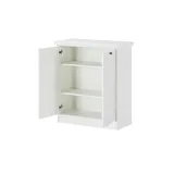 Möbel Kraft Laurito 80 x 90 x 35 cm weiß