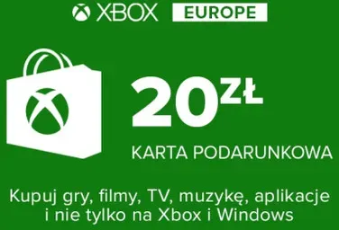 Geschenkkarte Xbox Live 20ZL