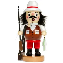 SIKORA Räuchermännchen 16 cm weiß/braun