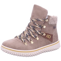 Rieker Damen Z4238 Mode-Stiefel, Beige 64, 37 EU Schmal