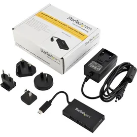 Startech USB 3.0 Hub - USB-C zu 4x USB-A - Inklusive Netzteil - Kompakter USB Hub - USB Typ C Hub - USB Hub - USB Type C