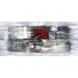 Wandbild 100 x 50 cm Abstract Holz Bunt