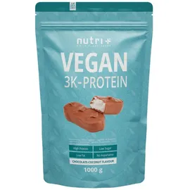 Nutri + Vegan 3K Protein Schoko-Kokos Pulver 1000 g