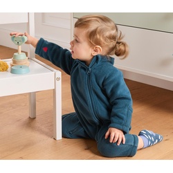 Tchibo - Fleece-Einteiler aus recyceltem Material - Newborn - Gr. 50/56 - dunkelblau