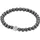 FIRETTI Armband mit Hämatit und Kristallstein grau 18 cm