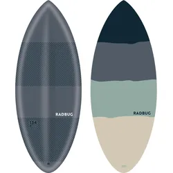 Skimboard Damen/Herren Schaumstoff - 500 blau/grau EINHEITSGRÖSSE