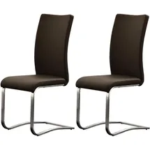 MCA Furniture Arco 2 St. Echtleder braun