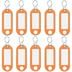 WEDO Schlüsselanhänger mit S-Haken orange VE=50x10 Stück