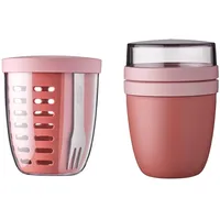Mepal Ellipse Lunchpot mit Fruitpot | Vivid Mauve
