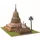 Domus Kits Modellbausatz Pagoda budista Wat Sa Si 1:60 braun/grau