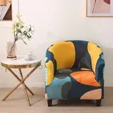 Sesselbezug, Stretch-sofabezug, Abnehmbarer Sofabezug, Möbelschutzhülle Für Esszimmer, Wohnzimmer, Büro, Universal-sesselbezug (bunt)