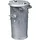 Rottner Tresor Mülleimer 65 l Silber