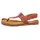 El Naturalista Unisex. 2600411SV005_008 Ledersandalen N6004 rot 41 Wohnung, Klettverschluss, Lässig