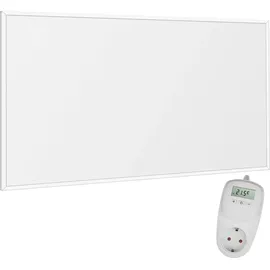 Viesta Infrarot Wandheizung mit Thermostat [inkl. TH10 thermostat] - Infrarotheizung Wandmontage Heizkörper – Carbon Crystal Infrarotheizung