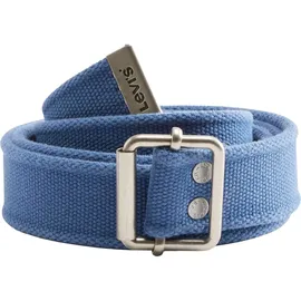Levi's Stoffgürtel Baumwolle blau 90