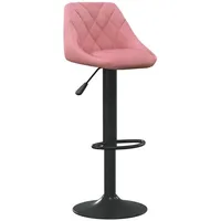 VidaXL Barhocker Rosa Samt - Rosa