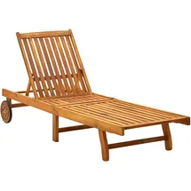 vidaXL Sonnenliege 114 x 67 x 85 cm Braun