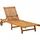 vidaXL Sonnenliege 114 x 67 x 85 cm Braun