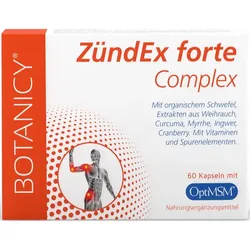 Botanicy Zündex forte Complex Kapseln für eine normale Funktion des Immunsystems, gesunde Knochen und Zähne und gute Muskelaktivität 60 KAP