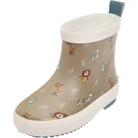Playshoes Gummistiefel Halbschaft Wildtiere Unisex Kinder Gummistiefel, Braun Wildtiere,