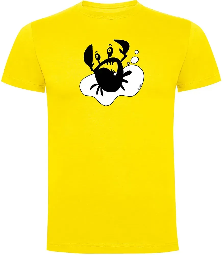 Kruskis Crab Kurzarm-t-shirt - Yellow - 2XL