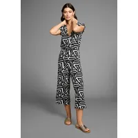 LAURA SCOTT Jumpsuit mit V-Ausschnitt schwarz 38