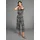 LAURA SCOTT LAURA SCOTT, Damen, Gr. 38, N-Gr, schwarz (schwarz, gemustert), Single Jersey, Obermaterial: 95% Viskose, 5% Elasthan, gemustert, figurbetont ca. Mitte Wade, V-Ausschnitt, Overalls Jumpsuit, mit V-Ausschnitt
