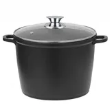 4big.fun 6 L Suppentopf Antihaft Induktion Schmortopf 24 cm Aluguss Bratentopf