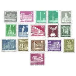 Briefmarken-Jahrgangssatz Berlin 1956, postfrisch