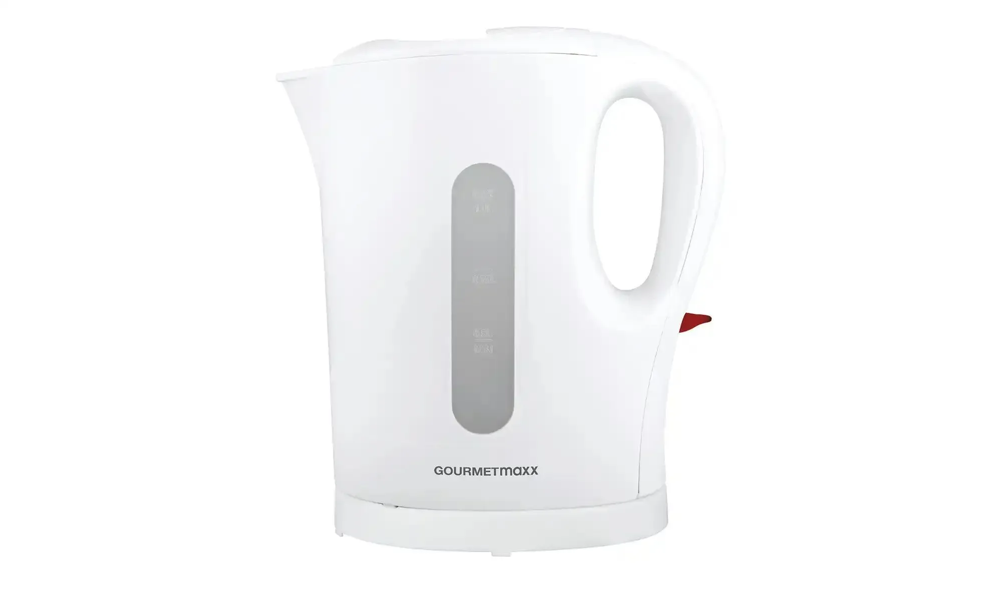 GourmetMaxx Wasserkocher  13856 , weiß , Kunststoff,Metall , Maße (cm): B: 16 H: 20,5