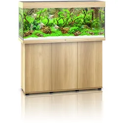 JUWEL Rio 240 LED Aquarium mit Unterschrank helles Holz