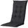 PROGARDEN Tampa Klappsessel 60 x 61 x 109 cm anthrazit 4 St. inkl. 4 x Auflagen schwarz