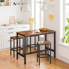 VASAGLE Barhocker LBC65X 65 cm Braun