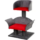 Kerbl Lounge Deluxe 42 x 37 x 70 cm grau/rot