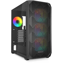 Sharkoon AK3 RGB Black, Glasfenster