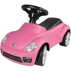 VW Beetle Rutschfahrzeug pink mit Hupe, VW lizenziertes Kinderfahrzeug ab 1 Jahr