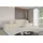 altdecor Ecksofa Cord mit Schlaffunktion 2-Sitzer Beige