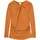 Madeleine Langarmshirt mit Knoten und Raffungen in wüstenorange | Gr.: 40